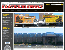 Tablet Screenshot of monroesfootwearsupply.com